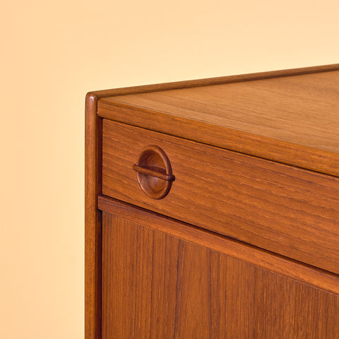 Swedish highboard in teak by Alberts Tibro