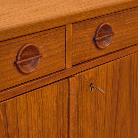 Swedish highboard in teak by Alberts Tibro