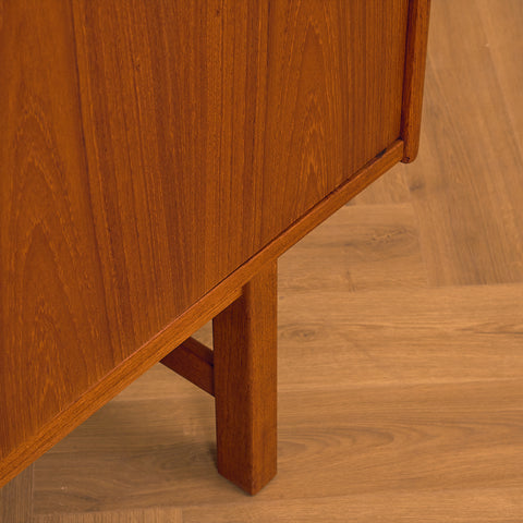 Swedish highboard in teak by Alberts Tibro