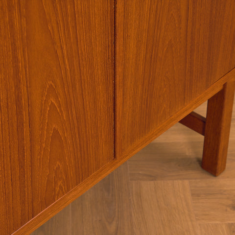 Swedish highboard in teak by Alberts Tibro