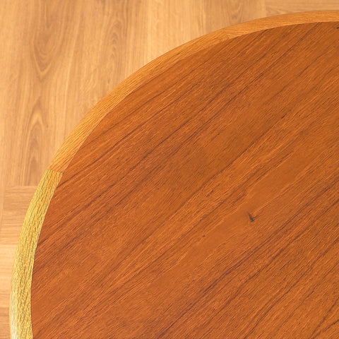 Swedish coffee table in teak and oak