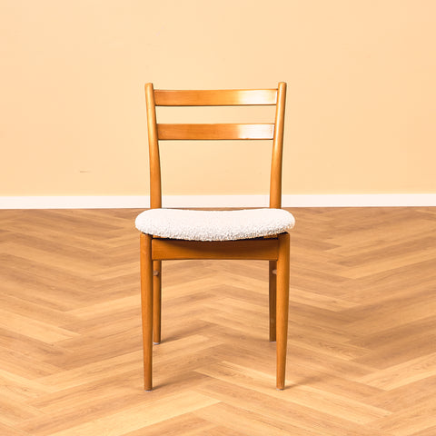 Swedish dining chairs in beech by Åke Terje for IKEA