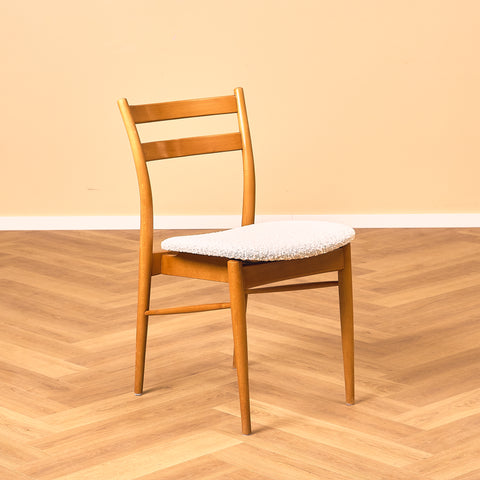 Swedish dining chairs in beech by Åke Terje for IKEA