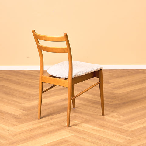 Swedish dining chairs in beech by Åke Terje for IKEA