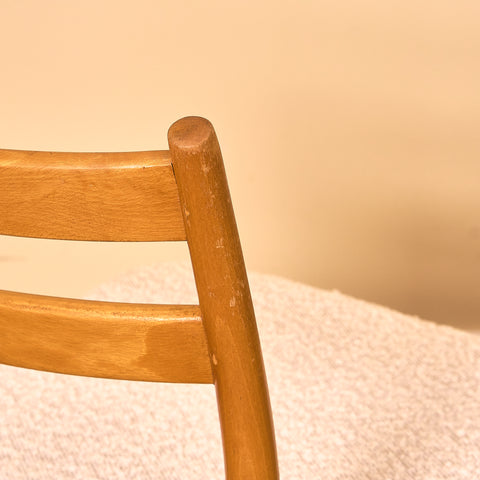 Swedish dining chairs in beech by Åke Terje for IKEA