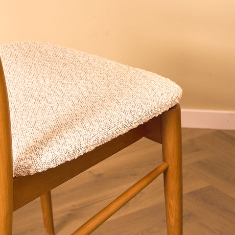 Swedish dining chairs in beech by Åke Terje for IKEA