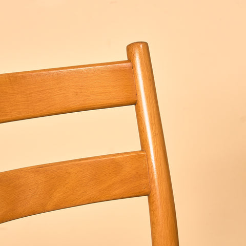 Swedish dining chairs in beech by Åke Terje for IKEA