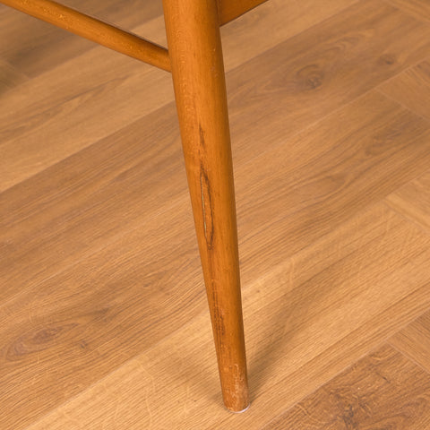 Swedish dining chairs in beech by Åke Terje for IKEA