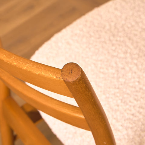 Swedish dining chairs in beech by Åke Terje for IKEA