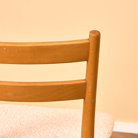 Swedish dining chairs in beech by Åke Terje for IKEA