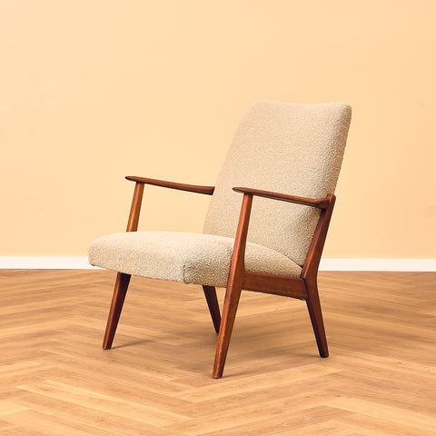 Swedish armchairs in beech by Diö Slöjd Möbler