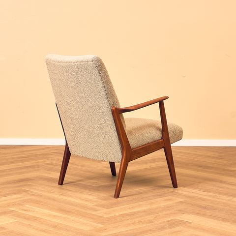 Swedish armchairs in beech by Diö Slöjd Möbler