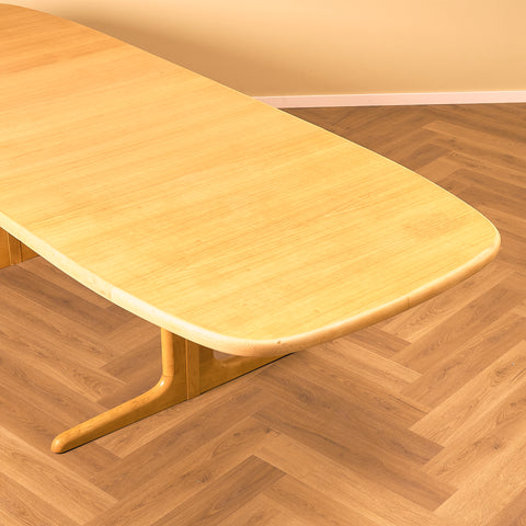 Danish dining table in beech by Skovby Møblefabrik