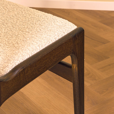 Danish dining chairs in smoked oak by Erik Buch for Anderstrup Møbelfabrik, model 89