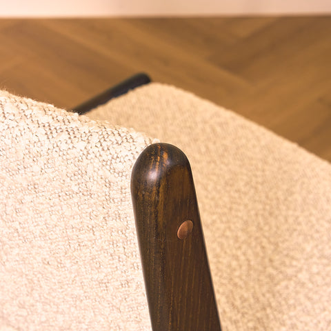Danish dining chairs in smoked oak by Erik Buch for Anderstrup Møbelfabrik, model 89