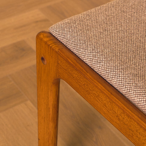 Danish dining chairs in teak by Findahl