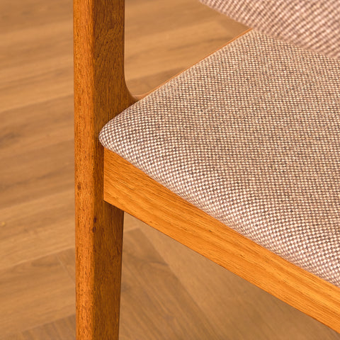 Danish dining chairs in teak by Findahl