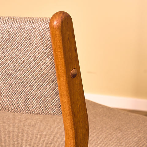 Danish dining chairs in teak by Findahl