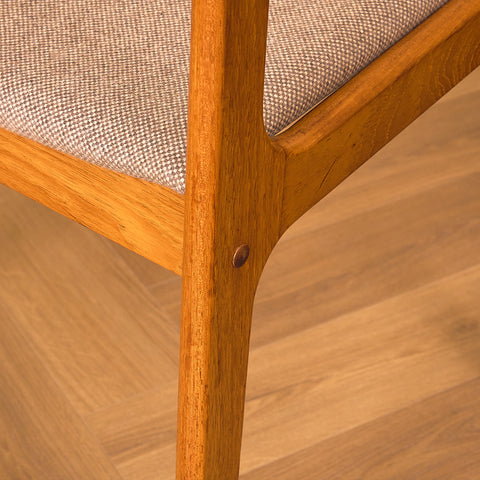 Danish dining chairs in teak by Findahl