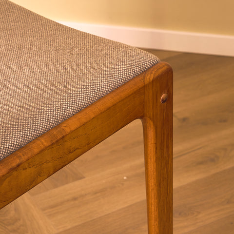 Danish dining chairs in teak by Findahl