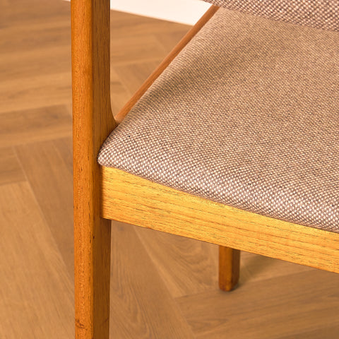Danish dining chairs in teak by Findahl