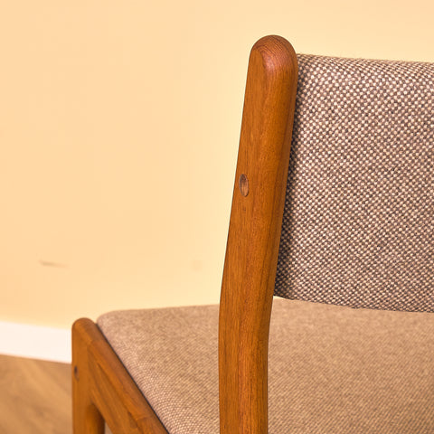 Danish dining chairs in teak by Findahl