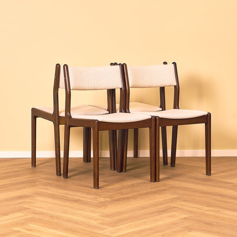 Danish dining chairs in beech by Findahl