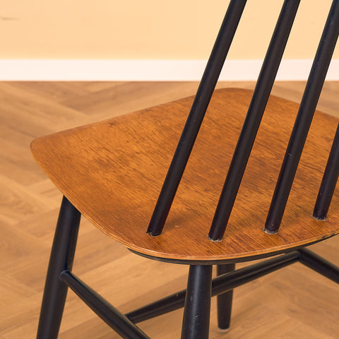 Swedish dining chairs, model 'Fanett' by Ilmari Tapiovaara for Edsbyverken