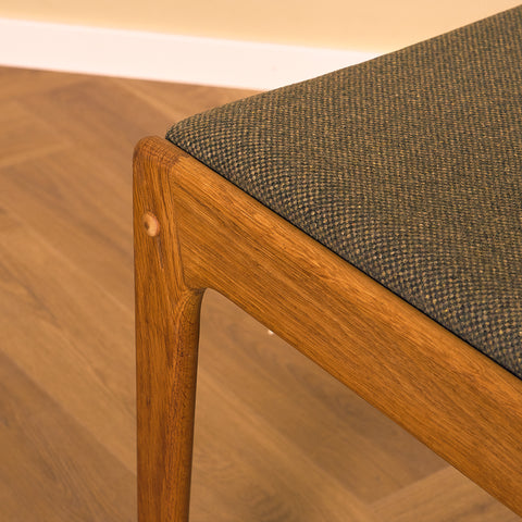 Danish dining chairs in oak by Johannes Andersen for Uldum Mobelfabrk