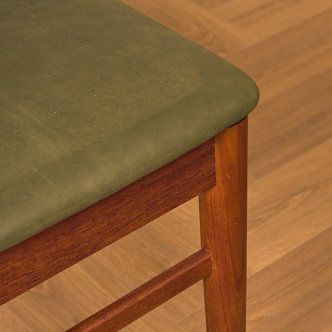 Danish dining chairs in teak by Henning Kjaernulf for Vejle Stolfabrik