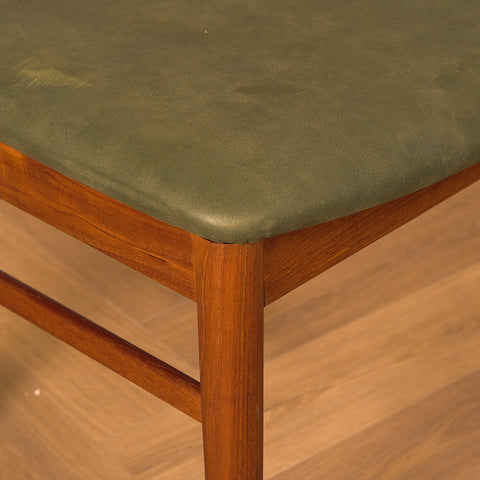 Danish dining chairs in teak by Henning Kjaernulf for Vejle Stolfabrik