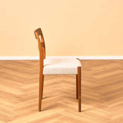 Swedish set of 4 dining chairs "Garmi" by Nilson Jonsson for Troeds