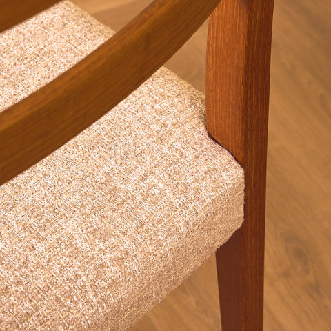 Swedish set of 4 dining chairs "Garmi" by Nilson Jonsson for Troeds