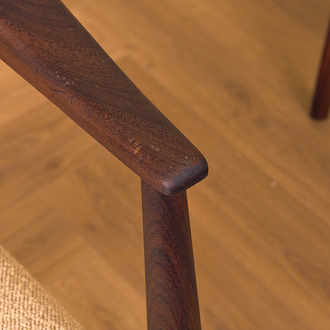Danish dining armchairs in walnut 'model 213' by Thomas Harlev for Farstrup