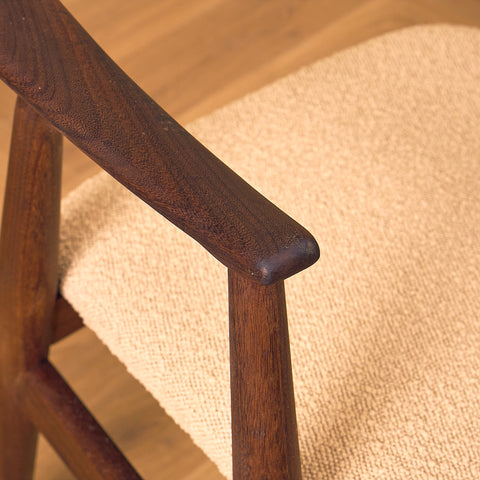 Danish dining armchairs in walnut 'model 213' by Thomas Harlev for Farstrup