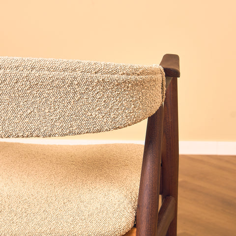 Danish dining armchairs in walnut 'model 213' by Thomas Harlev for Farstrup