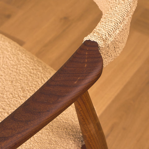 Danish dining armchairs in walnut 'model 213' by Thomas Harlev for Farstrup