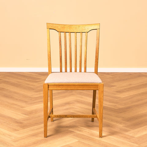 Swedish dining chairs in oak, model 'Vindö' by Svante Skogh for Balders Snickeri, Vaggeryd