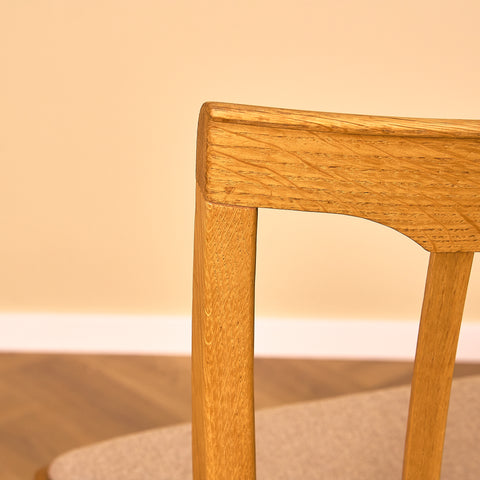 Swedish dining chairs in oak, model 'Vindö' by Svante Skogh for Balders Snickeri, Vaggeryd