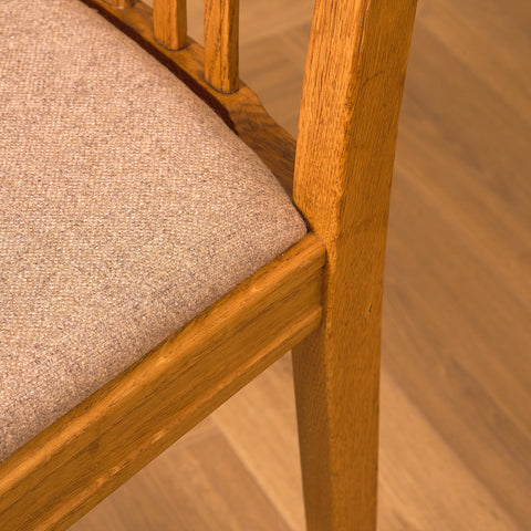 Swedish dining chairs in oak, model 'Vindö' by Svante Skogh for Balders Snickeri, Vaggeryd