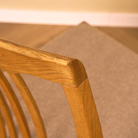 Swedish dining chairs in oak, model 'Vindö' by Svante Skogh for Balders Snickeri, Vaggeryd