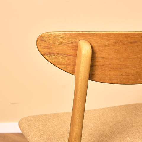 Dining chairs in teak & beech by Farstrup, model 210