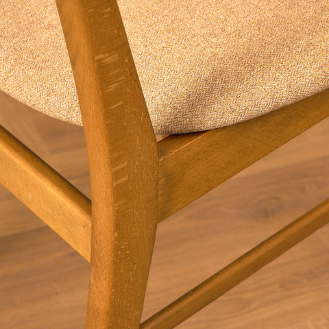 Dining chairs in teak & beech by Farstrup, model 210