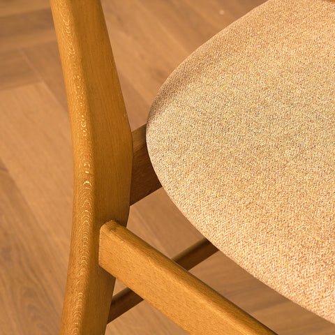 Dining chairs in teak & beech by Farstrup, model 210