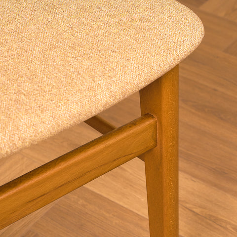 Dining chairs in teak & beech by Farstrup, model 210