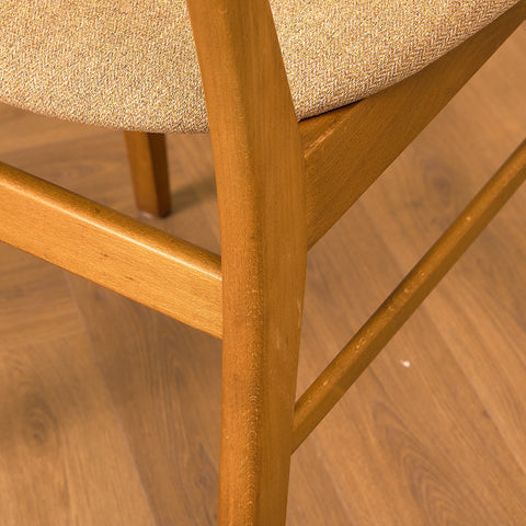 Dining chairs in teak & beech by Farstrup, model 210