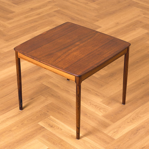 Swedish side table in Santos rosewood by Yngvar Sandström for AB Seffle möbelfabrik