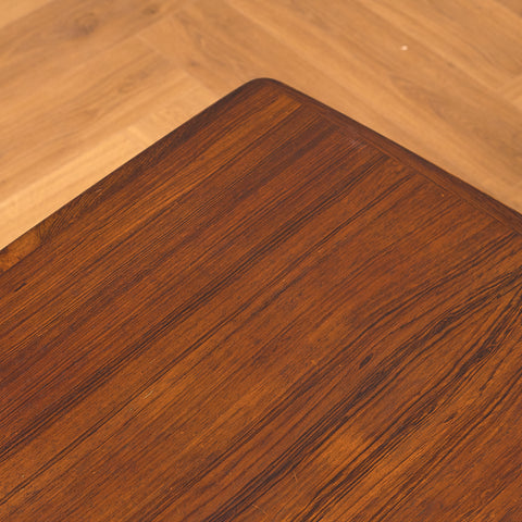 Swedish side table in Santos rosewood by Yngvar Sandström for AB Seffle möbelfabrik