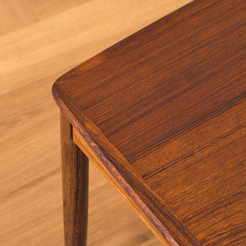 Swedish side table in Santos rosewood by Yngvar Sandström for AB Seffle möbelfabrik