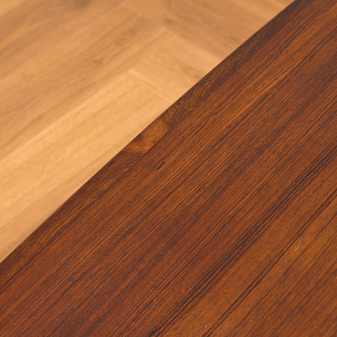 Swedish side table in Santos rosewood by Yngvar Sandström for AB Seffle möbelfabrik